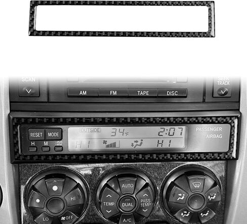 Car Overhead Reading Lamp Cover Trim Stickers Real Carbon Fiber Compatible with Toyota 4Runner 4 Runner(N210) 2003-2009 SR5/Sport Edition/Limited Accessories Type-A in Kuwait