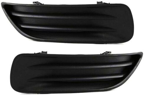 Set of 2 Front Bumper Fog Light Covers for Toyota for Corolla CE/LE/S 2003-2004 Black Textured TO1039103 5212802060 in Kuwait