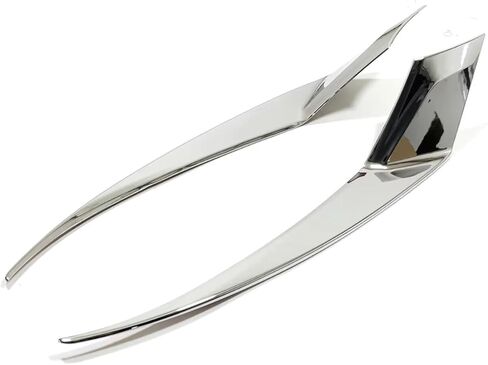 Exterior Decoration Accessories Compatible with Honda Accord 11th Gen 2023 2024 2025 Headlight Eyelid Eyebrow Edge Cover ABS 2PCS Chrome in Saudi Arabia