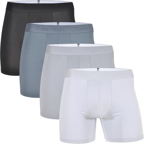 Calvin Klein 4-Pack Microfiber Stretch Boxer Briefs in Saudi Arabia