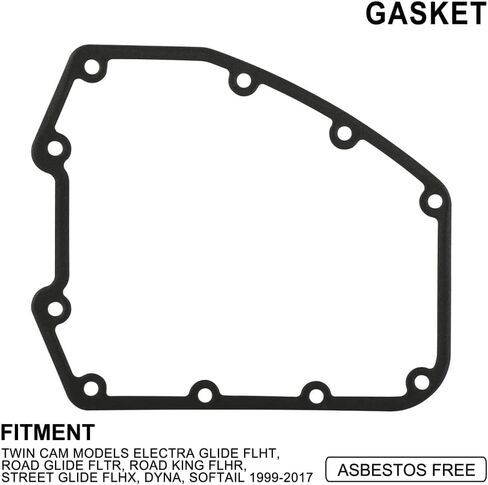 Cam Cover Gasket for Twin Cam Dyna Softail Electra Street Road Glide Road King FLHT FLTR FLHR FLHX 1999-2017 in Saudi Arabia