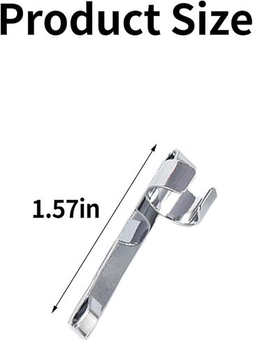 20 Pack Pencil Clips for Shirt Pocket Mechanical Pen Clip Holders with Space for Notebook Steel Toppers Secure Metal Pocket Clips for Writing Tools and Accessories in Kuwait