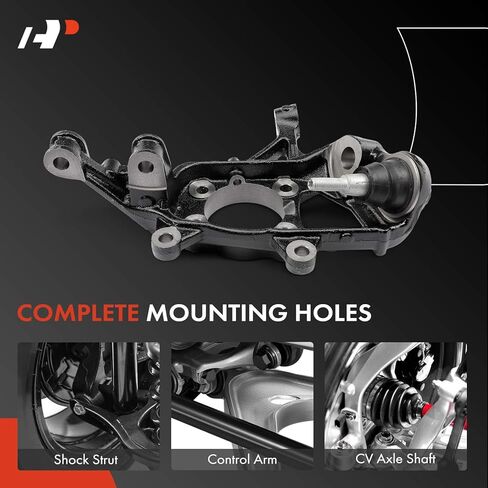 A-Premium 2 x Front Left and Right Suspension Steering Knuckle Compatible with Ford Explorer 2020-2025, with ABS Hole, Driver and Passenger Side in Saudi Arabia