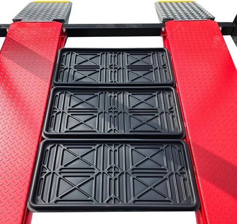 KT-4H950 110V 3.0HP Four Post Lift, Car Truck Parking Hoist 9500Lbs Capacity, with Rollingjack & Casters, Aluminum Plates, Max Lifting Height 84.5 Inch Extra Wide 113 Inch in Kuwait