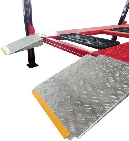 KT-4H950 110V 3.0HP Four Post Lift, Car Truck Parking Hoist 9500Lbs Capacity, with Rollingjack & Casters, Aluminum Plates, Max Lifting Height 84.5 Inch Extra Wide 113 Inch in Kuwait