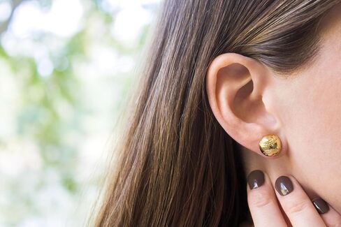 أقراط بيسبول من الذهب عيار 18 قيراط للنساء | هدايا وإكسسوارات مجوهرات البيسبول in Kuwait