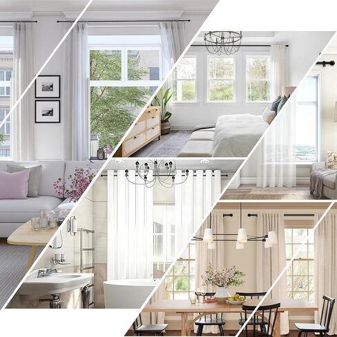 قضبان ستائر سوداء للنوافذ من 48 إلى 84-93 بوصة، قضيب ستائر مزخرف قابل للتعديل عن طريق الربط، مجموعة قضيب ستارة تعتيم صغير مقاس 5/8 بوصة مع دعامات، قضيب ستارة خارجي، أسود غير لامع in Kuwait