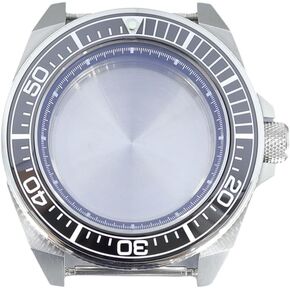 43mm Stainless Steel Watch Case with Sapphire Glass Ceramic Bezel for NH35 NH36/34 Movement for SKX007 Samurai Dive Watch in Kuwait