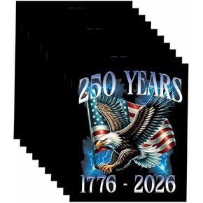 10 Pack 250 Anniversary USA 250th American United States Eagle Patriotic 1776-2026 Year Stickers Laptop Bumper Decal Window Waterproof Car Stickers in Kuwait