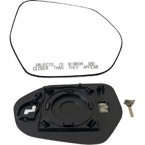 Passenger Side Heated Mirror Replacement Glass for Toyota Camry 2018-2024,Right Power Heated Convex Mirror Glass 8791006840, TO1321368 in Kuwait