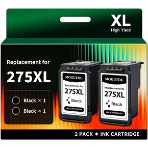 275XL Ink Cartridges for Canon Printers Replacement for Canon PG275XL 275XL Black Ink Cartridge 275 PG275 XL High Yield for TS3500 TS3520 TS3522 TS3720 TS3722 TR4720 TR4700 TR4722 Printers (2 Black) in Kuwait