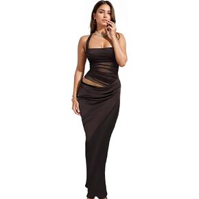 فستان Zoctuo متوسط ​​الطول مكشكش للنساء ضيف حفل زفاف 2026، موعد الليل، المناسبات الخاصة in Kuwait