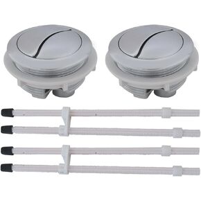 2-Pack 48mm Toilet Flush Buttons - Universal Dual Push Button Replacement for Glacier Bay in Kuwait
