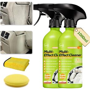500ml Car Interior Polish Ceiling Foam Headliner Roof Fabric Cleaner Spray Kit for Leather, utomotive Seat,Dashboard, Carpet,Plastic, Vinyl Glass, All-Purpose for Auto Interiors (1, 500ml/16.9fl oz) in Saudi Arabia