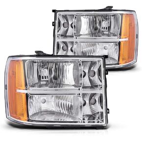 Torchbeam Headlight Assembly Compatible with 2010-2013 Mazda 3 OE Style Headlamp Replacement Clear Reflector Clear Lens Chrome Housing for MA2518130, MA2519130 Front Light Driver & Passenger Side in Kuwait