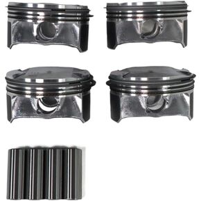 4 Piece Piston And Rings Kit 12578324 12578326 12621251 12659419 89018112 Compatible With Captiva Cobalt Equinox HHR Impala 2.4L in Kuwait