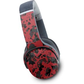 غلاف MightySkins متوافق مع Skullcandy Crusher Evo Wireless - أحمر حديث مموه | غطاء ملتف واقٍ ومتين وفريد ​​من نوعه من الفينيل | سهل التطبيق | صنع في الولايات المتحدة الأمريكية in Kuwait