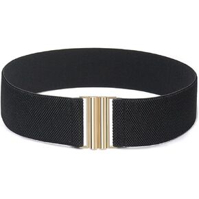 Glamorstar Stretchy Belt for Women Wide Elastic Waist Belt for Dresses in Kuwait