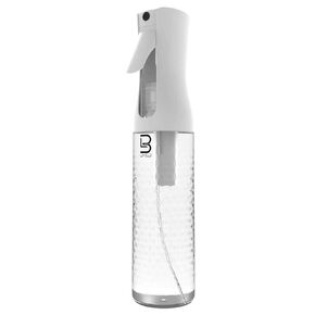 L3 Beveled Spray Bottle - Continuous Spray with a Fine Mist Pattern - Barber and Hair Stylist Supplies - Less Hand Fatigue Compared to Standard Bottles - Level Three Barber Spray - 300 ml (White) in Kuwait