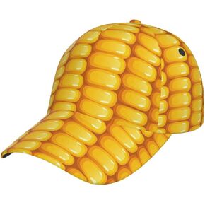 قبعات البيسبول ذات الحافة المنحنية من Corn Kernels، قبعات البيسبول النسائية، قبعات لسان البط القابلة للتعديل في الهواء الطلق، قبعات رياضية، قبعات الشوارع باللون الأسود in Saudi Arabia