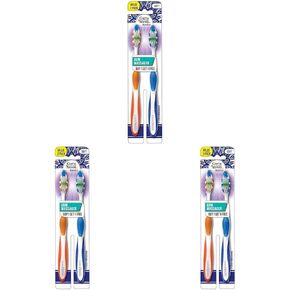 GuruNanda DentalGuru Gum Massager Toothbrush - Soft for Adults & Children - Multi Color for Travel - (Colors May Vary) 2 Pack in Kuwait