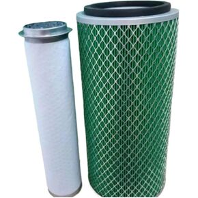 1Pcs K1325 Air Filter Forklift Engineering Machinery Filter 1325 Iron Cover Air Filter Air Grid(With core) in Kuwait