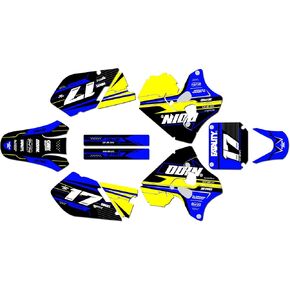 Graphics Kit for Suzuki RM125 and RM250 1996-98 AXIS Series Teal 21 Mil - Pro Edition - Dirt Pit Bike Motorcycle Sticker, Dirtbike Racing Decal Motocross Accessories no-Plastics in Kuwait