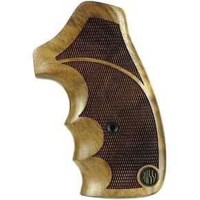 Rossi RP 63 Wooden Revolver Grip, Classic Design with Textured Pattern, Brown in Kuwait