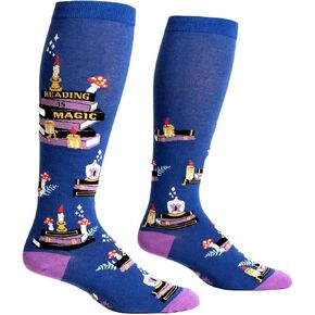 Sock It To Me، جوارب نسائية واسعة الساق قابلة للتمدد، جوارب القراءة السحرية، مقاس واحد in Kuwait