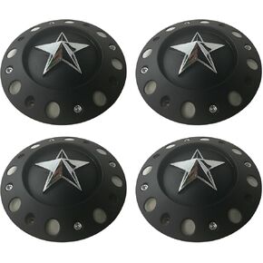 Wheel Center Cap KMC XD Series Rockstar Wheel Hub Cap 775L239B Dually Matte Black 4PCS in Kuwait