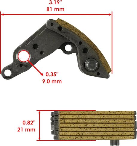 Caltric Clutch Carrier Wet Clutch Carrier Shoes Compatible With Yamaha Viking 700 YXM700 4X4 2015 2016 2017 2018 2019 2020 2021-2026 in Saudi Arabia