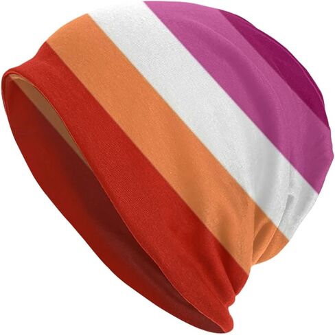 Pride Beanie Chemo Hat Cancer Headwear Knitted Hats Baggy Slouchy Scarf Cap for Adults Women Men in Saudi Arabia