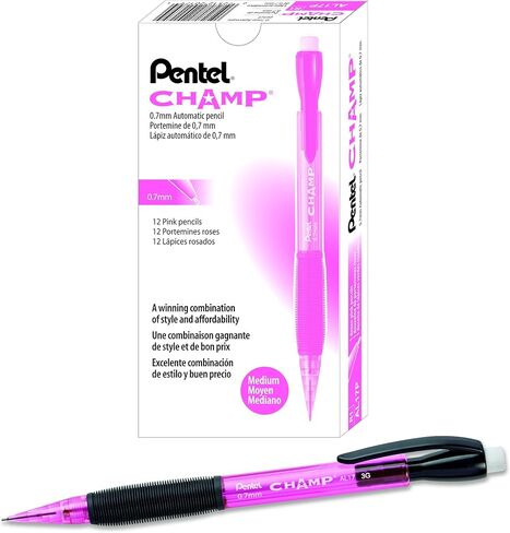 Pentel Champ Starter Set Automatic Pencil with Lead, 0.5mm, Assorted Barrels, 1 Pack (ACEBP) in Saudi Arabia