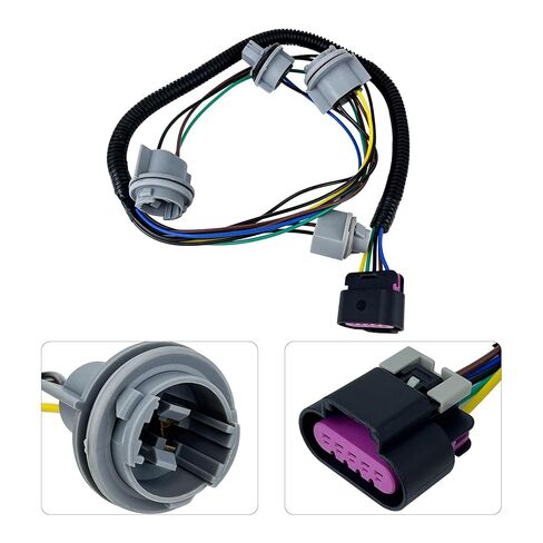 Rear Tail Light Lamp Wiring Harness Socket 22787445 Compatible with Chevy Suburban Tahoe GMC Yukon in Kuwait