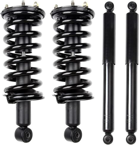 لفائف الربيع امتصاص الصدمات يصلح ل 2004 2005 2006 2007 2008 2009 2010 2011 2012 2013 لنيسان لتيتان الدعامات الأمامية والخلفية والصدمات الجمعية الكاملة استبدال 171358 الدعامات الصدمات عدة in Kuwait