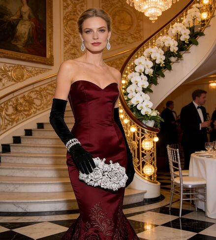 Sweetovo Luxury Crystal Rose Clutch Purse Sparkly Rhinestone Floral Evening Bag Elegant Handbag for Wedding Prom Party in Saudi Arabia