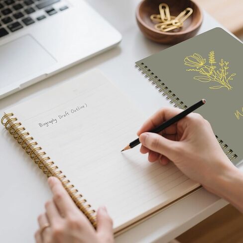 FunCharm 3 Packs Cute Spiral Notebooks for School College Girls, 8x6 Aesthetic Journals Notebooks Ruled with 80 Pages, Perfect for Work School Creative Writing (Green & Beige & Peach) in Saudi Arabia