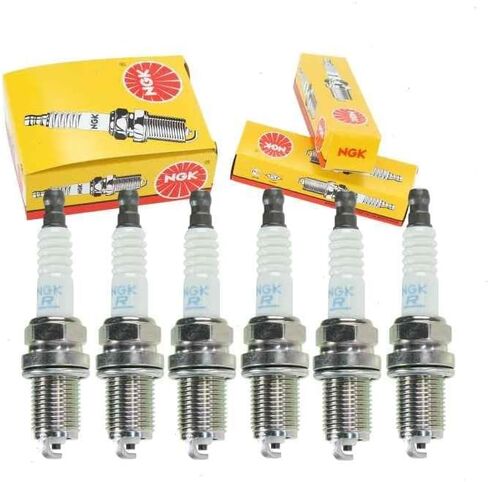 6 قطع شمعات الإشعال القياسية NGK متوافقة مع تويوتا هايلاندر 3.0L 3.3L V6 2001-2010 in Kuwait