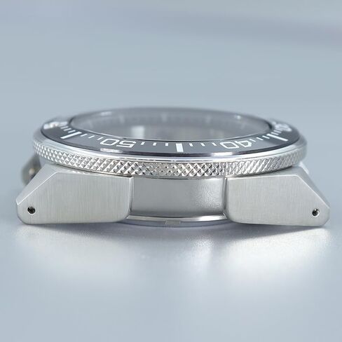 43mm Stainless Steel Watch Case with Sapphire Glass Ceramic Bezel for NH35 NH36/34 Movement for SKX007 Samurai Dive Watch in Saudi Arabia