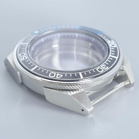 43mm Stainless Steel Watch Case with Sapphire Glass Ceramic Bezel for NH35 NH36/34 Movement for SKX007 Samurai Dive Watch in Saudi Arabia