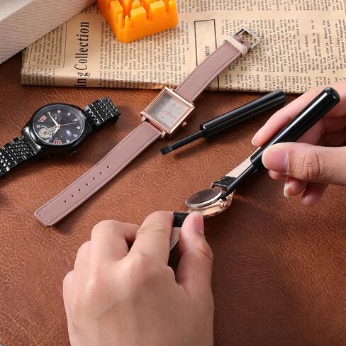 2 Pcs Watchs Battery Replacement Watch Back Remover Tool Repair Watchs Tools for Accessories Replacement (Black) in Saudi Arabia
