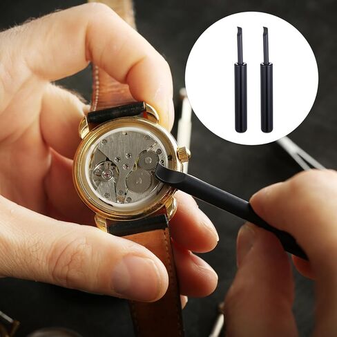 2 Pcs Watchs Battery Replacement Watch Back Remover Tool Repair Watchs Tools for Accessories Replacement (Black) in Saudi Arabia