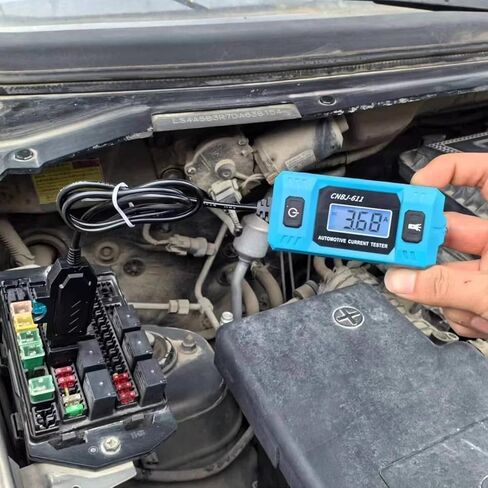 Automotive Circuit Fault Probe Tester, Automotive Current Testers, Car Circuit Probe Testers, Fuses Testers, Diagnostic Tool LCD Backlit Display Fault Detection 0.01a~19.99a Leakage in Kuwait