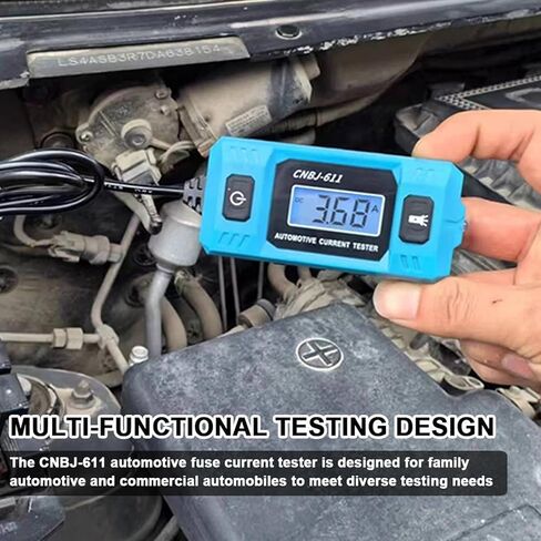 Automotive Circuit Fault Probe Tester, Automotive Current Testers, Car Circuit Probe Testers, Fuses Testers, Diagnostic Tool LCD Backlit Display Fault Detection 0.01a~19.99a Leakage in Kuwait