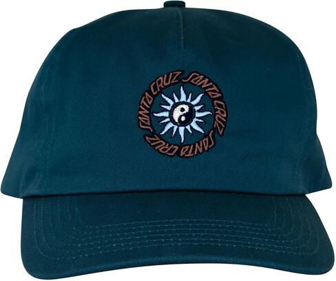 SANTA CRUZ Sol Spiral Snapback Unstructured Hat Deep Teal OS Unisex in Saudi Arabia