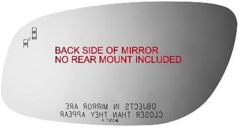 Fits 10-19 Taurus Right Pass Mirror Glass Lens w/Blind Spot Detection Icon in Saudi Arabia