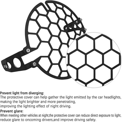 مناسبة لـ Eliminator500 450 ElIMINATOR 500 450 2024 + شبكة حماية المصابيح الأمامية ملحقات الدراجة النارية in Kuwait