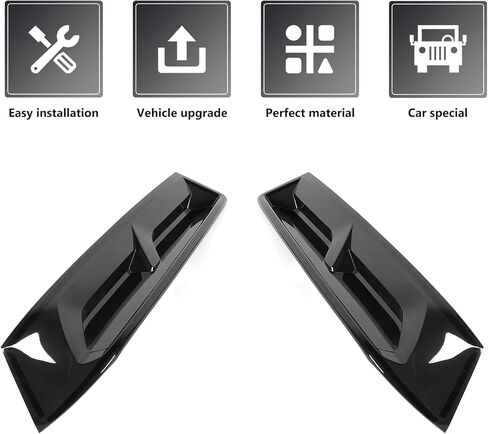 Tail Light Lamp Covers, Smoked Rear Light Guards Compatible with 2016 2017 2018 Chevrolet Chevy Camaro Exterior Accessories, ABS Smoke Black in Saudi Arabia