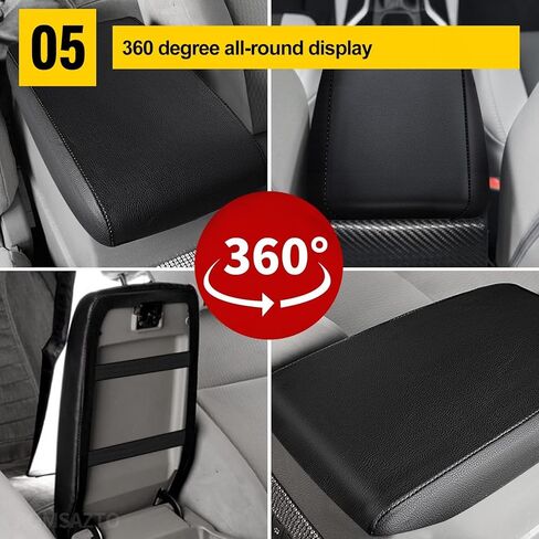 AOMSAZTO Console Covers for 2020 2021 2022 2023 2024 2025 Volkswagen Golf R VW GTI Golf 8 MK8 Armrest Covers for Volkswagen Golf Black in Saudi Arabia