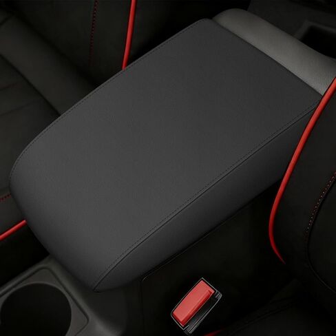 AOMSAZTO Console Covers for 2020 2021 2022 2023 2024 2025 Volkswagen Golf R VW GTI Golf 8 MK8 Armrest Covers for Volkswagen Golf Black in Saudi Arabia